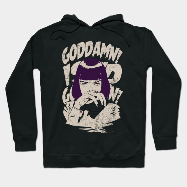 Pulp Uma Thurman Hoodie by Vector-Planet